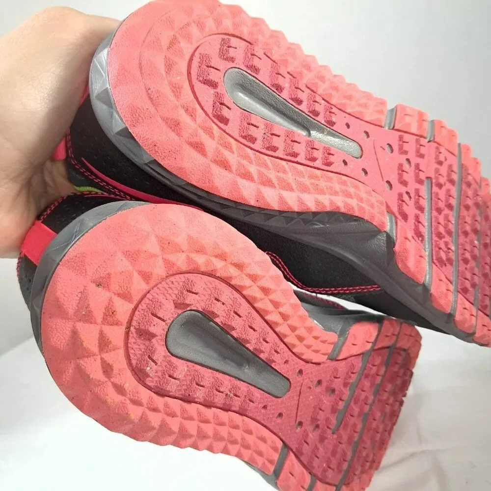 Nike Yellow and Pink Trainers